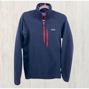 Patagonia Men S Performance Better Sweater Blue 1/4 Zip Gorpcore Pullover Fleece